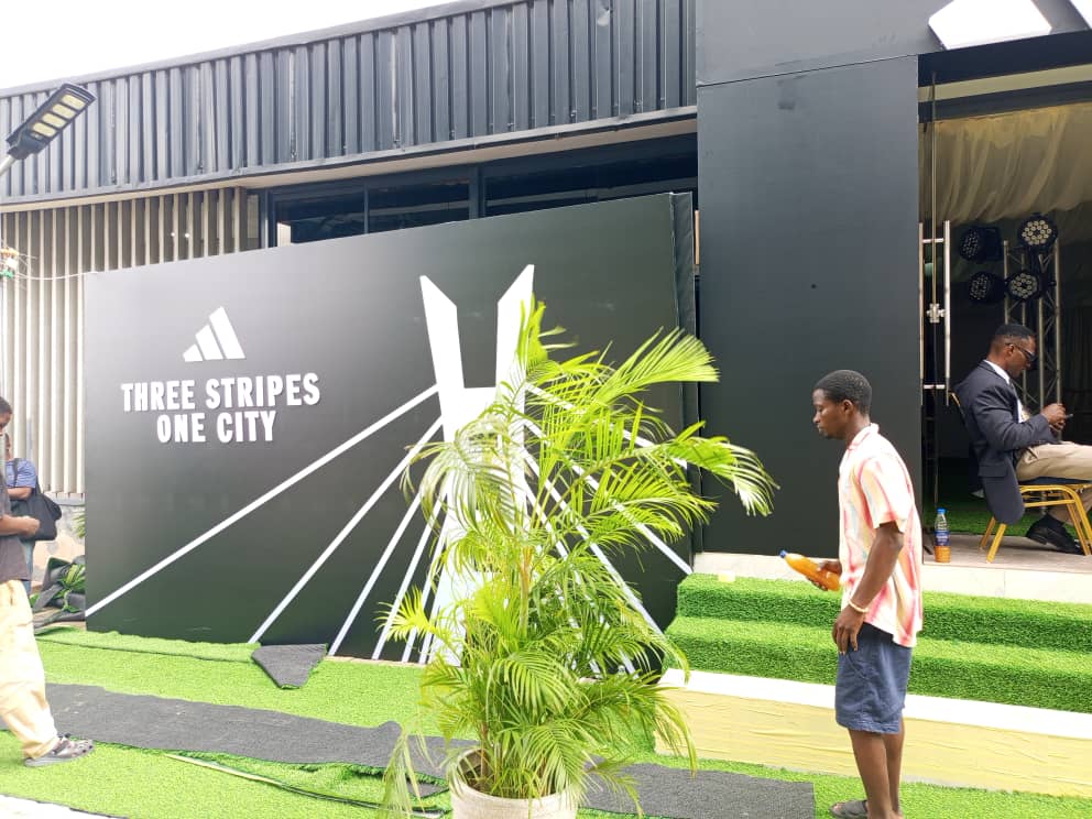 Adidas store opening celebration